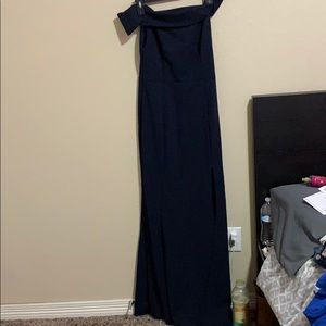Navy Blue Prom Dress